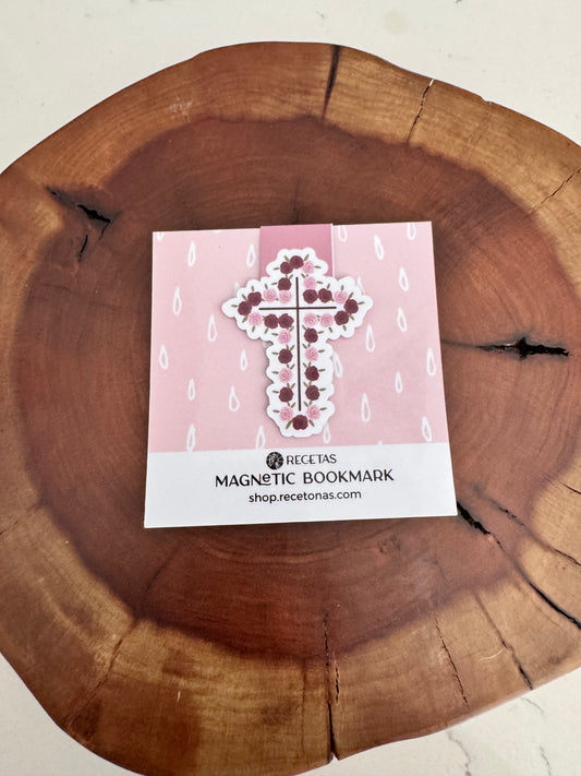 Rose Cross Magnetic Bookmark
