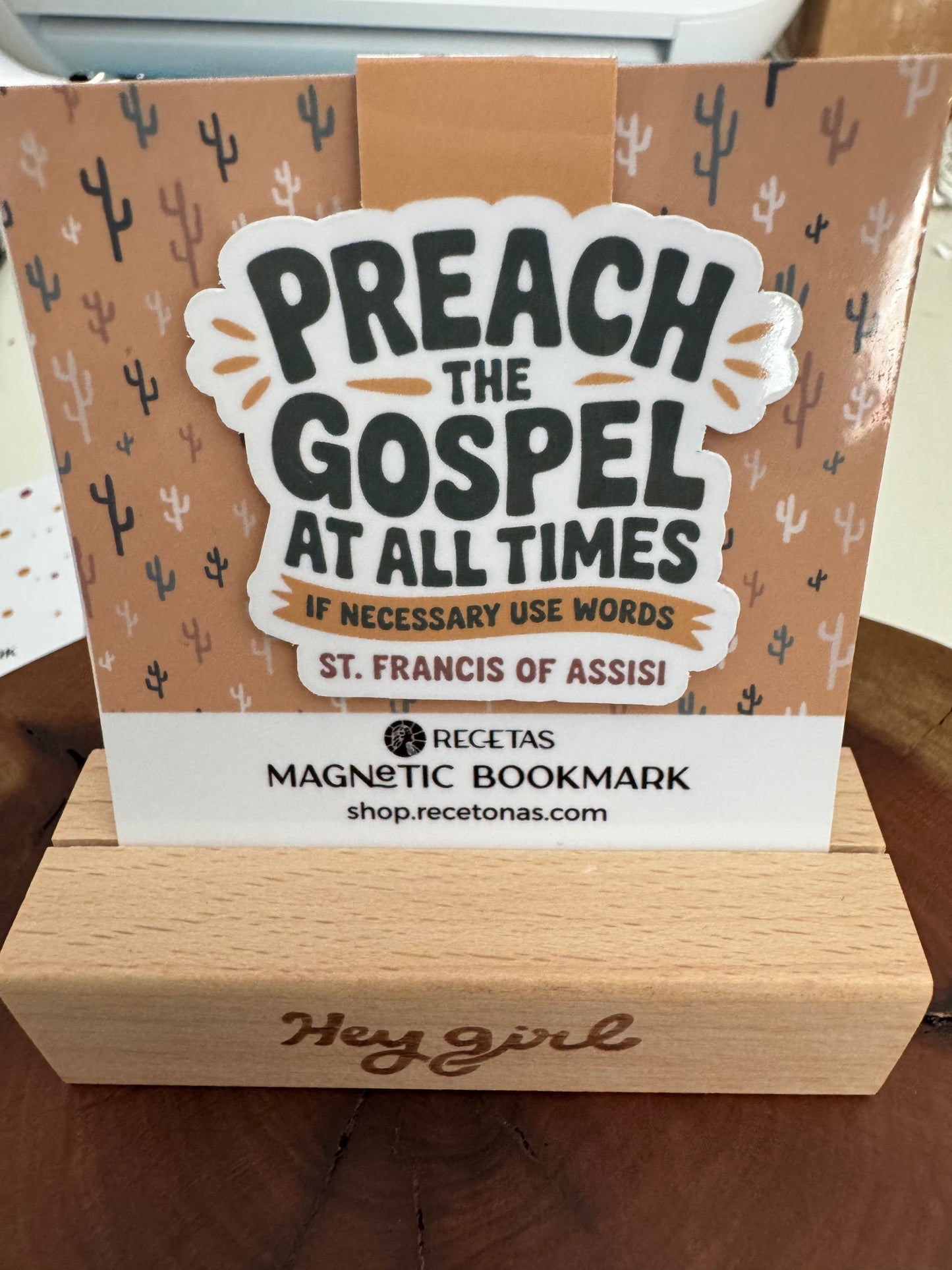 Preach the Gospel at all Times Magnetic Bookmark