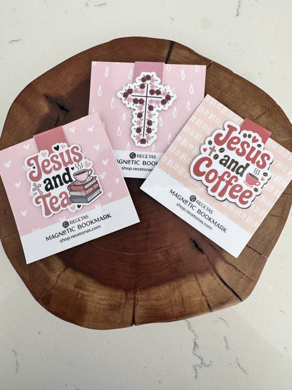 Rose Cross Magnetic Bookmark