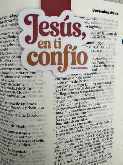 Jesús, en ti Confío Magnetic Bookmark