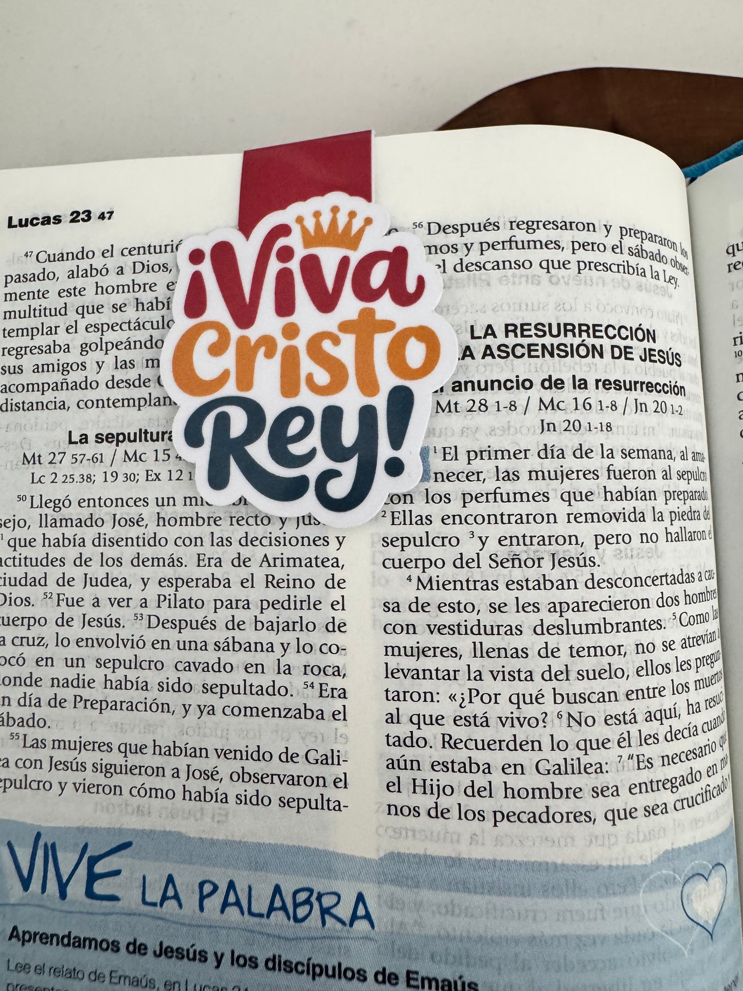 Viva Cristo Rey Magnetic Bookmark