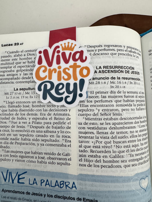 Viva Cristo Rey Magnetic Bookmark