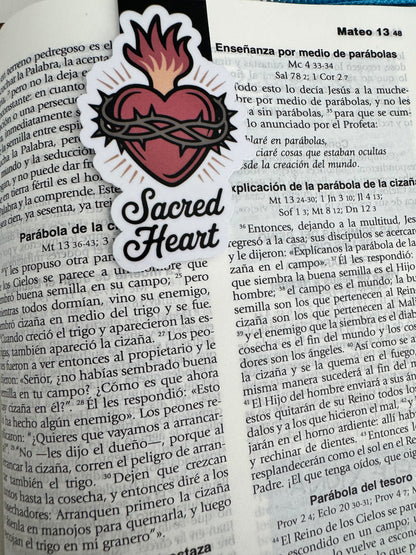 Sacred Heart Magnetic Bookmark