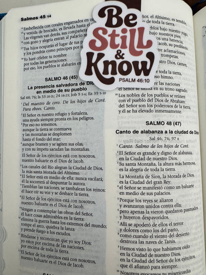 Be Still & Know(Psalm 46) Magnetic Bookmark