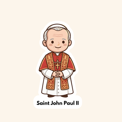 Saint John Paul II Kids Sticker