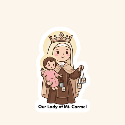Our Lady of Mount Carmel Kids Sticker