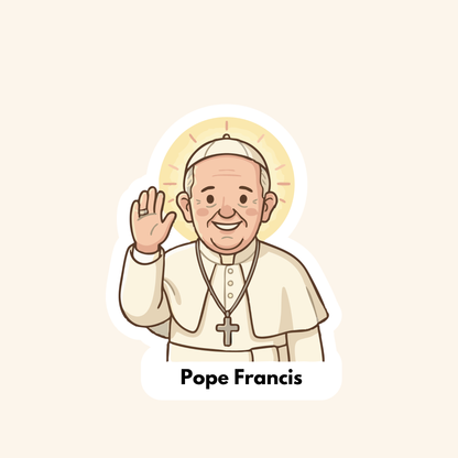 Pope Francis Kids Sticker