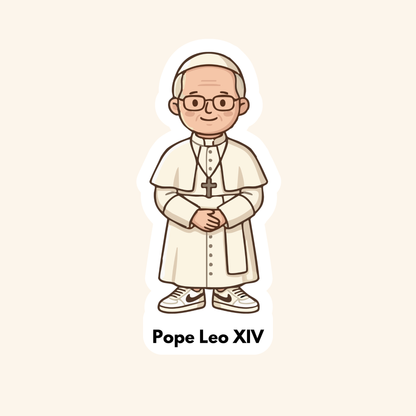 Pope Leo XIV Kids Sticker