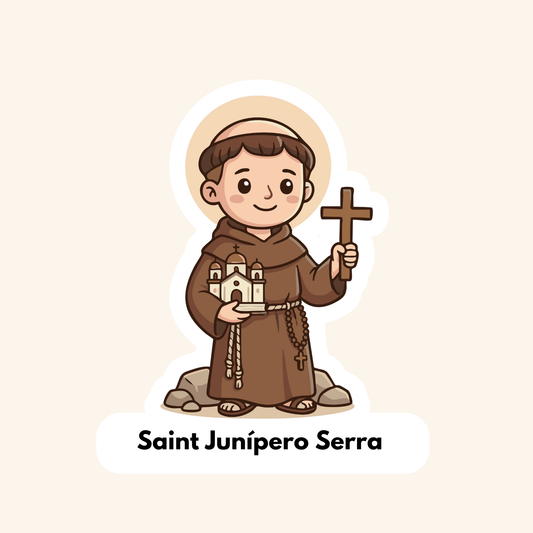 Saint Junípero Serra Kids Sticker