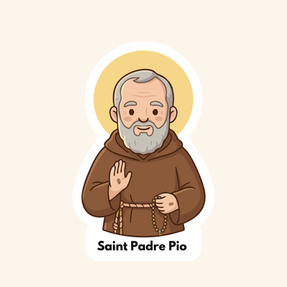 Saint Padre Pio Kids Sticker