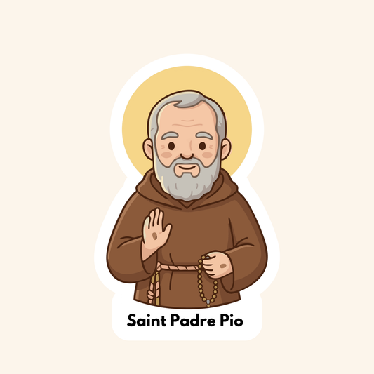 Saint Padre Pio Kids Sticker