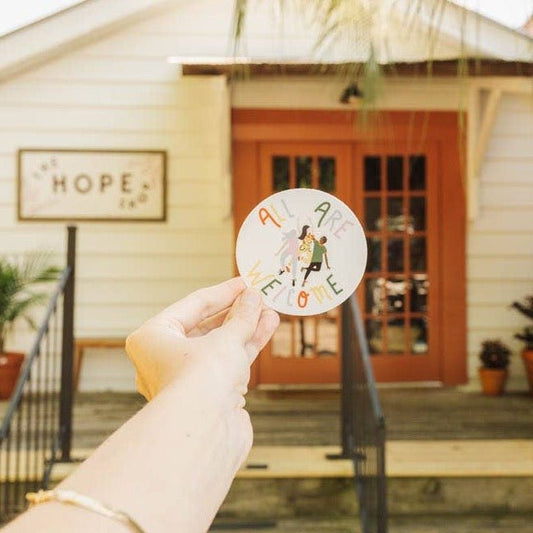 All Are Welcome Sticker