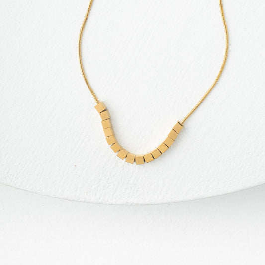 Always Chic Gold Bar Necklace