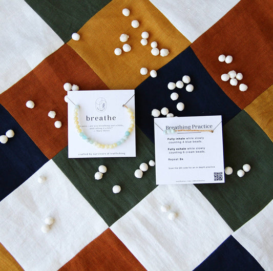 Breathe | Mindfulness Bracelet |Lápiz Luzili