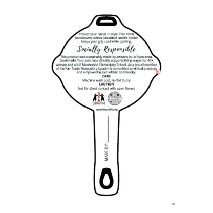 Snowman Skillet Handle Holder