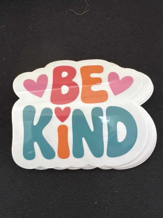 Be Kind Sticker - Recetas Fair Trade