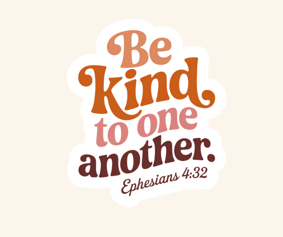 Be Kind to One Another Sticker - Recetas Fair Trade
