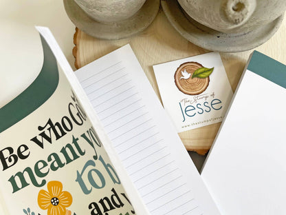 Be Who God Meant You To Be Notebook - Recetas Fair Trade