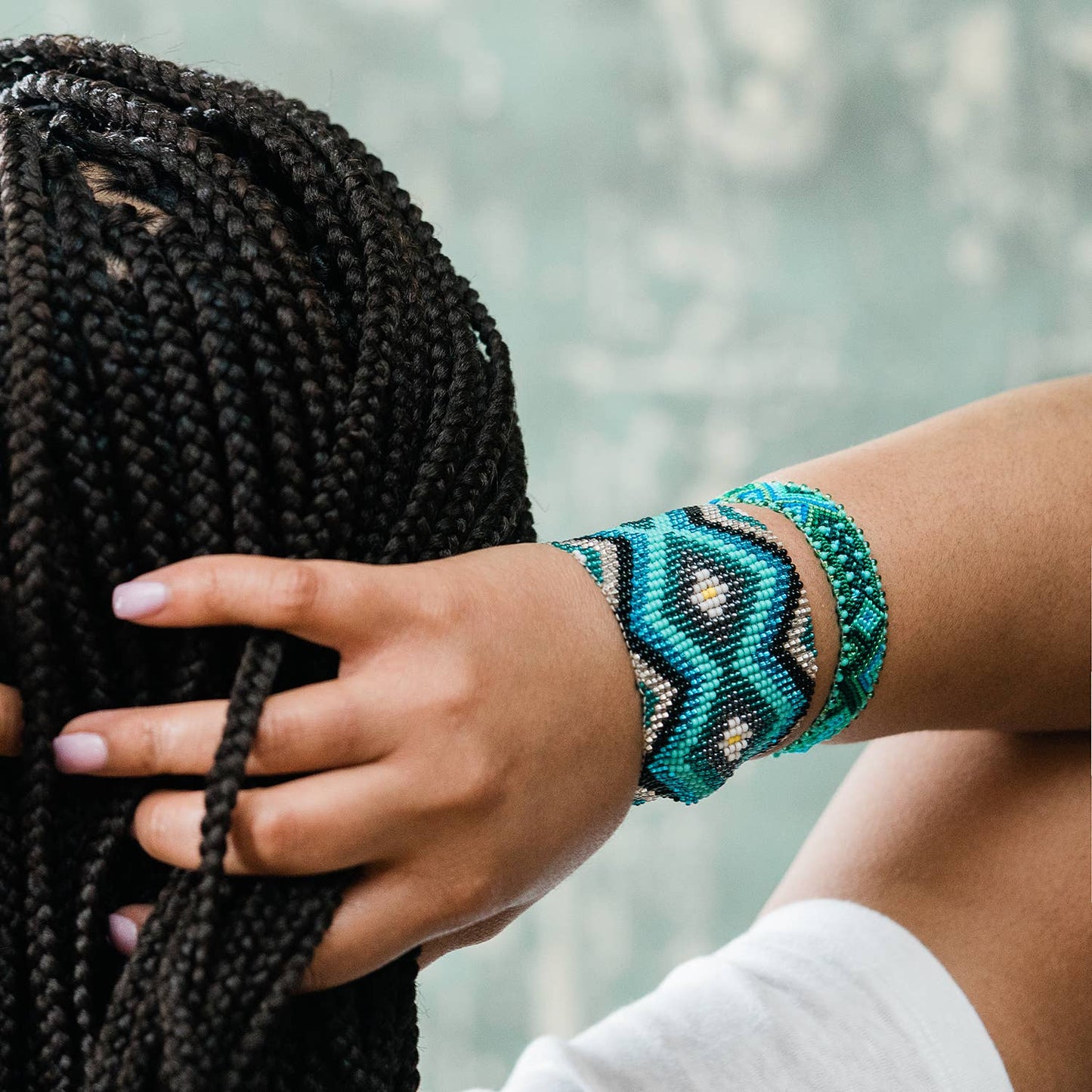 Beaded Cuffs - Recetas Fair Trade