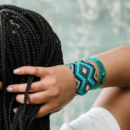 Beaded Cuffs - Recetas Fair Trade