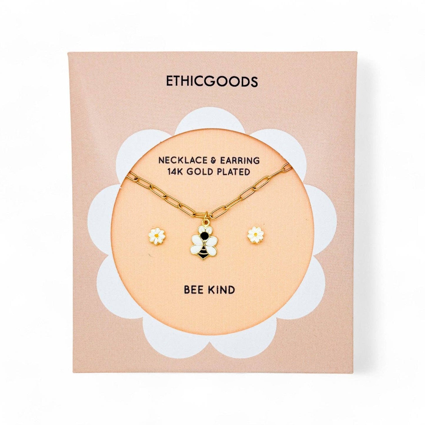 BEE & DAISY | Kids Necklace & Earrings Set - Recetas Fair Trade
