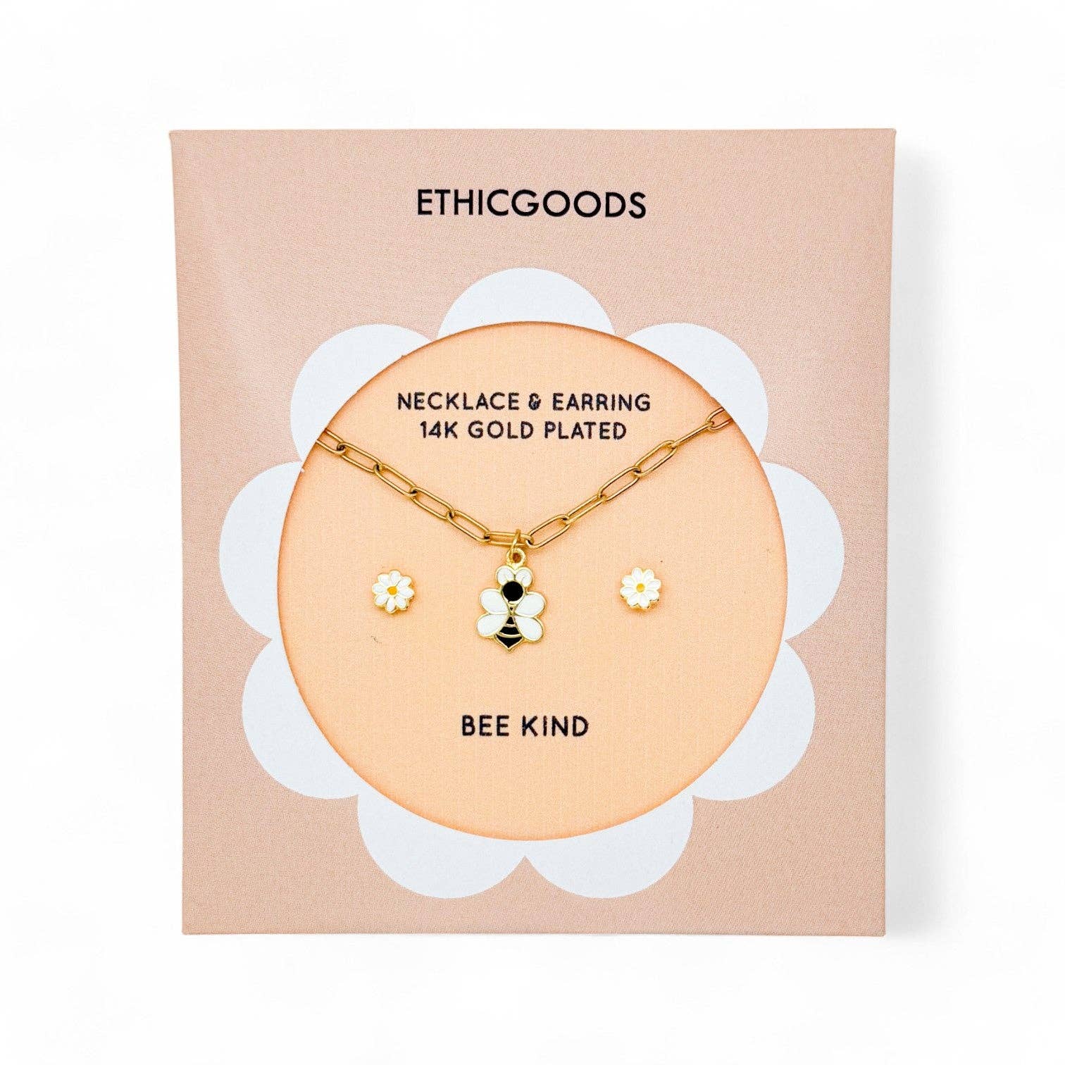 BEE & DAISY | Kids Necklace & Earrings Set - Recetas Fair Trade