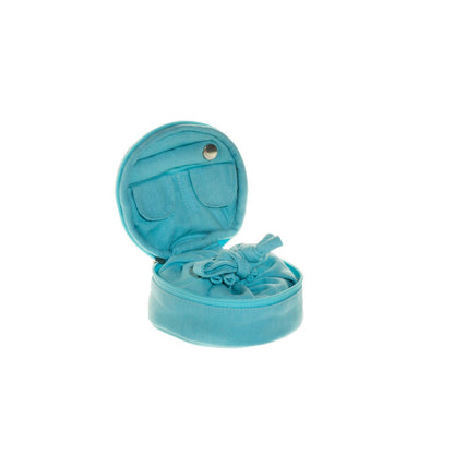 Bee Jewellery Pouch - Blue - Recetas Fair Trade