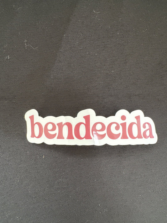 Bendecida Sticker - Recetas Fair Trade