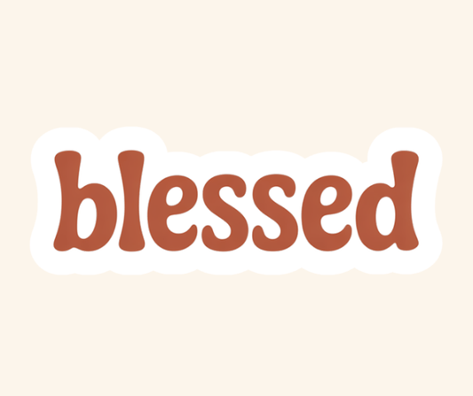 Blessed Sticker - Recetas Fair Trade