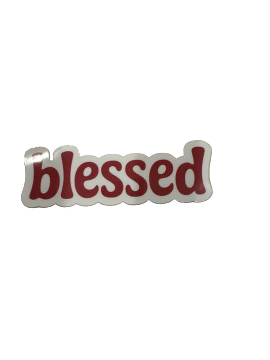 Blessed sticker - Recetas Fair Trade