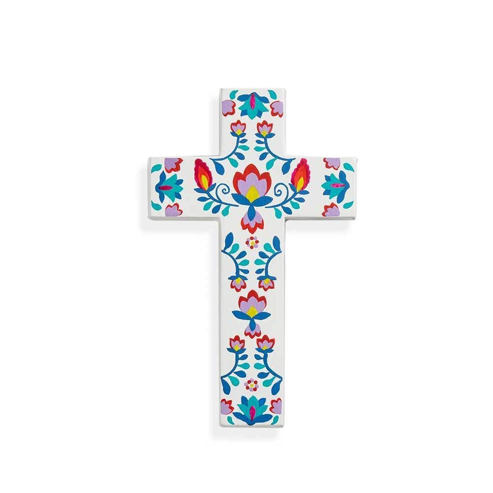 Botanica Clay Easter Wall Cross - Recetas Fair Trade