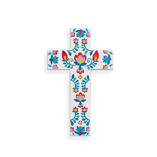 Botanica Clay Easter Wall Cross - Recetas Fair Trade