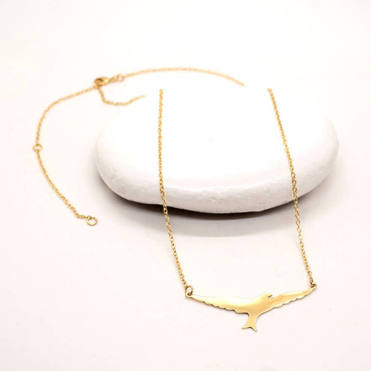 Brass Bird Necklace - Recetas Fair Trade