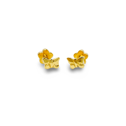 Butterfly Tiny Stud Earrings - Recetas Fair Trade