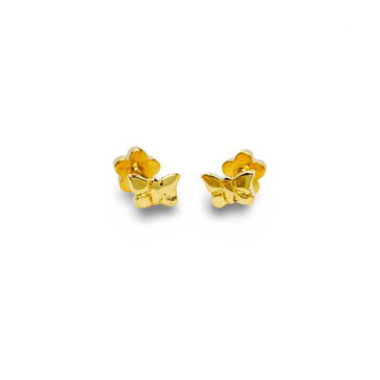 Butterfly Tiny Stud Earrings - Recetas Fair Trade