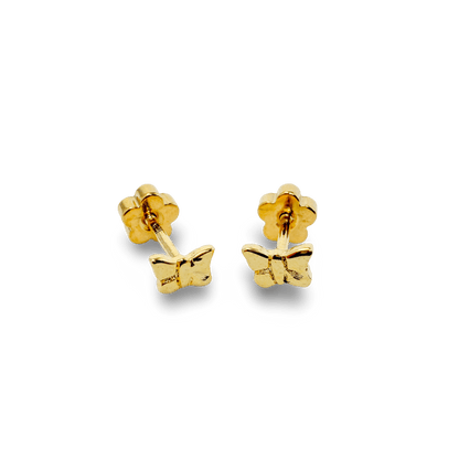 Butterfly Tiny Stud Earrings - Recetas Fair Trade