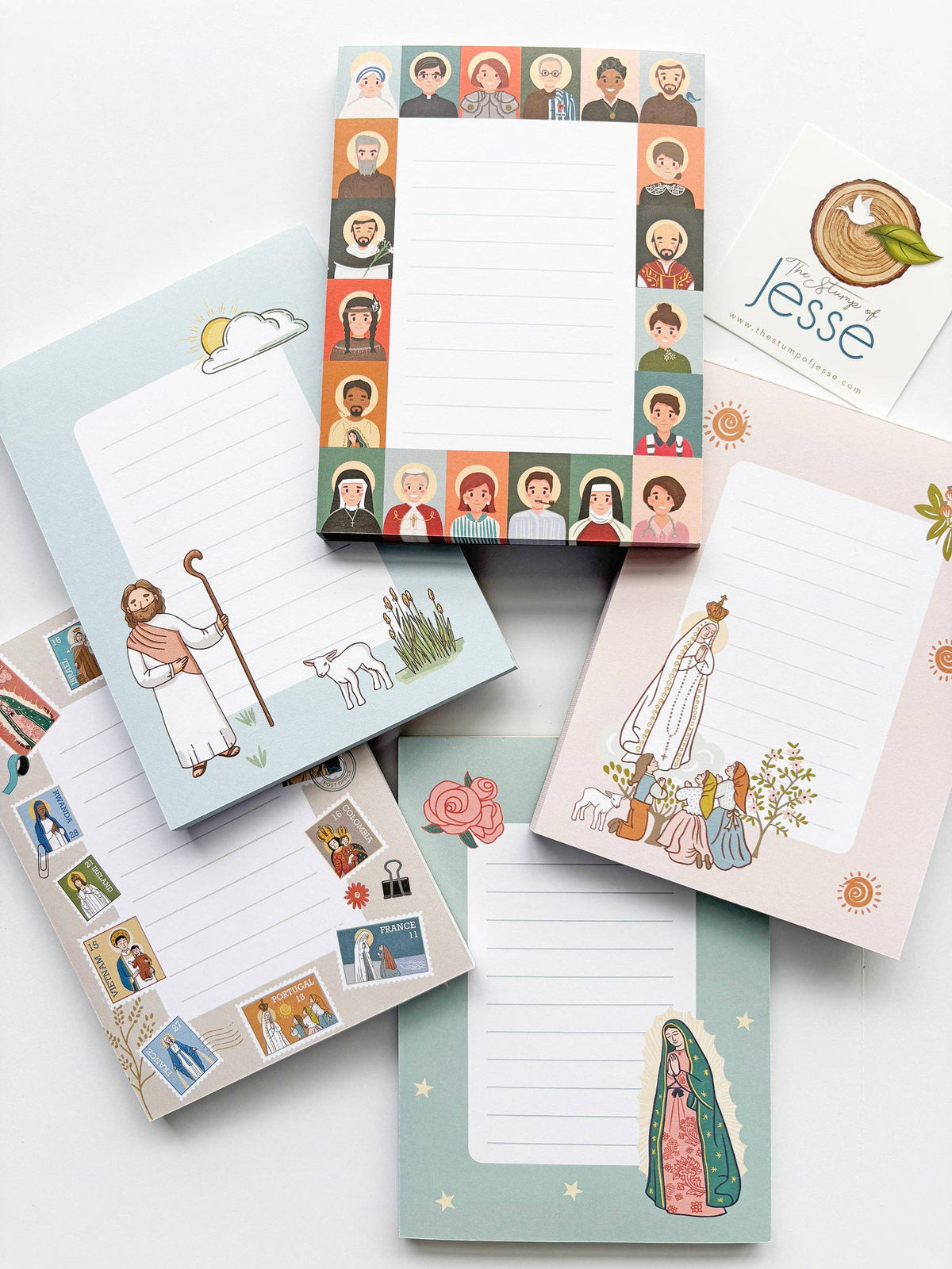 Marian & Saints Catholic Notepad