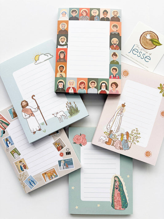 Marian & Saints Catholic Notepad