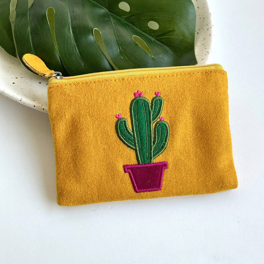 Cactus Coin Purse - Recetas Fair Trade