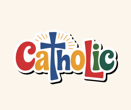 Catholic Sticker - Recetas Fair Trade