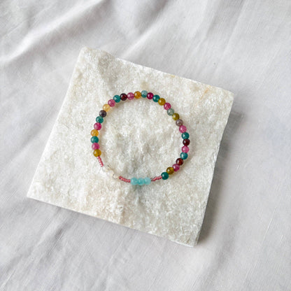 Celebrate Mindfulness Bracelet | Gemstone Intention Bracelet - Recetas Fair Trade