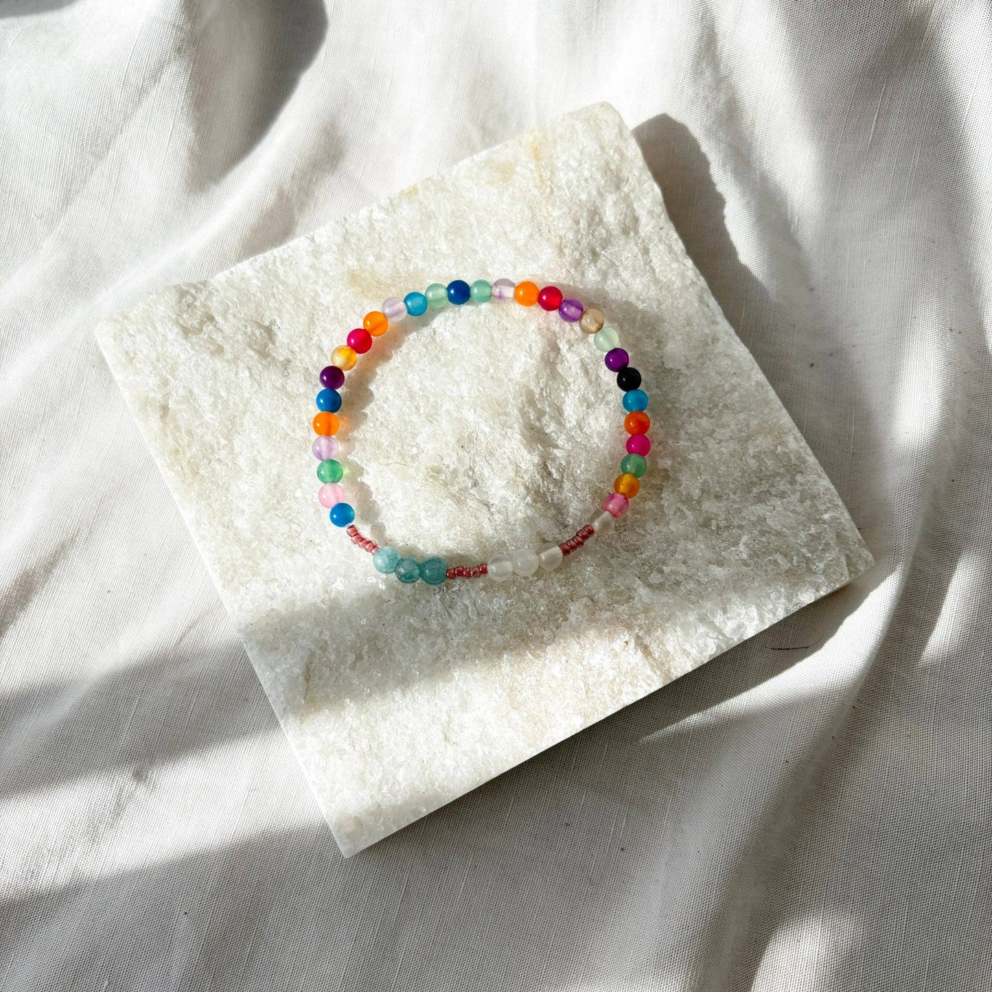 Celebrate Mindfulness Bracelet | Gemstone Intention Bracelet - Recetas Fair Trade