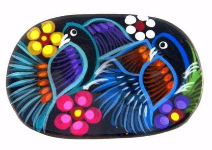 Ceramic Art Magnet by Native American Artisan Magdalena Diaz - Recetas Fair Trade