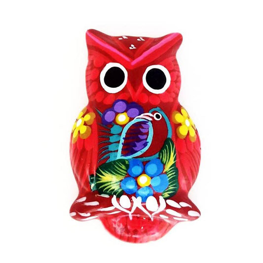Ceramic Art Magnet by Native American Artisan Magdalena Diaz - Recetas Fair Trade