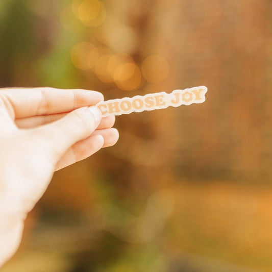 Choose Joy Sticker - Recetas Fair Trade