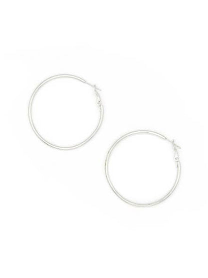 Classic Recycled Metal Hoop Earrings - Recetas Fair Trade