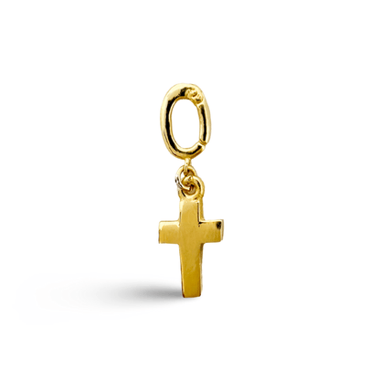 Cross Gold Charm - Recetas Fair Trade