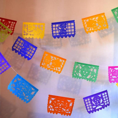 Día de los Muertos Decor Small Flags - Recetas Fair Trade