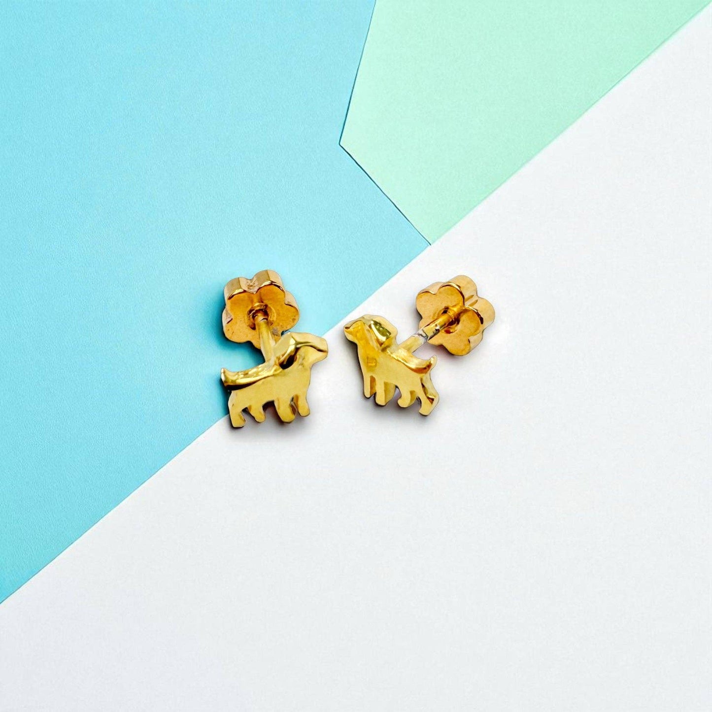 Dog Tiny Stud Earrings - Recetas Fair Trade