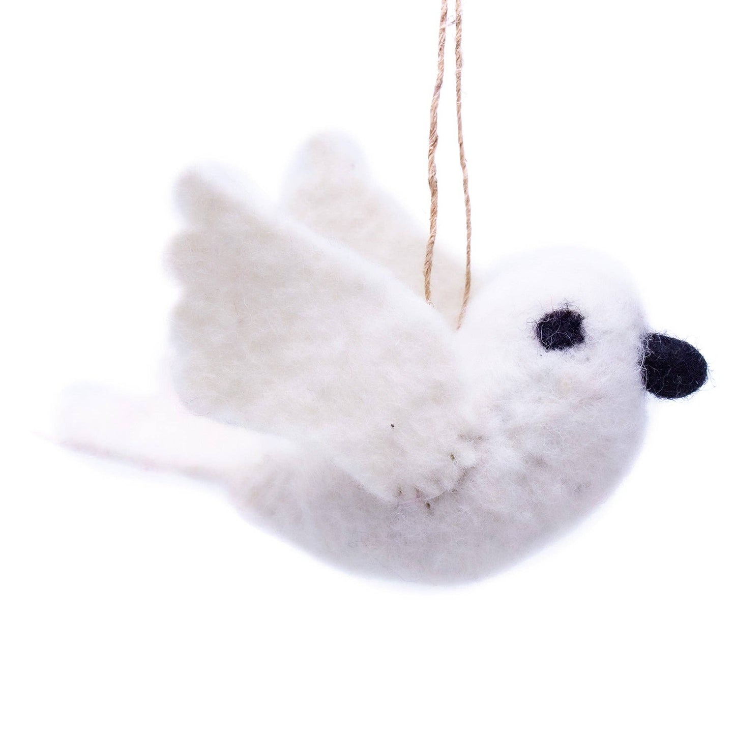 Dove Handmade Felt Ornament - Recetas Fair Trade